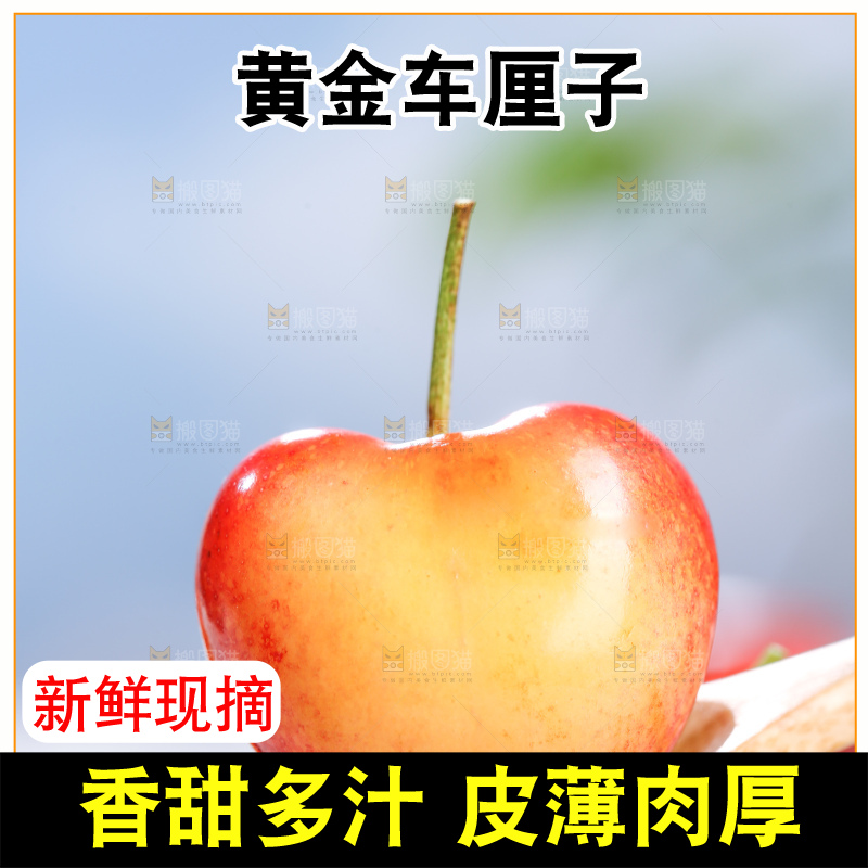 浅底上的黄金车厘子