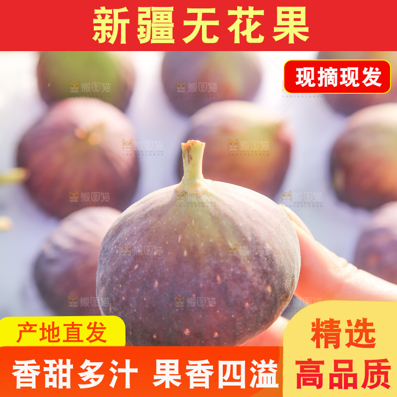 手里拿着无花果