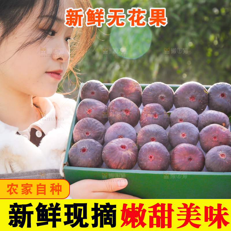 手里拿着无花果