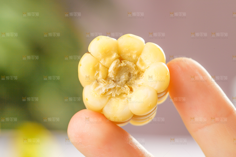 浅底上的手指糯玉米