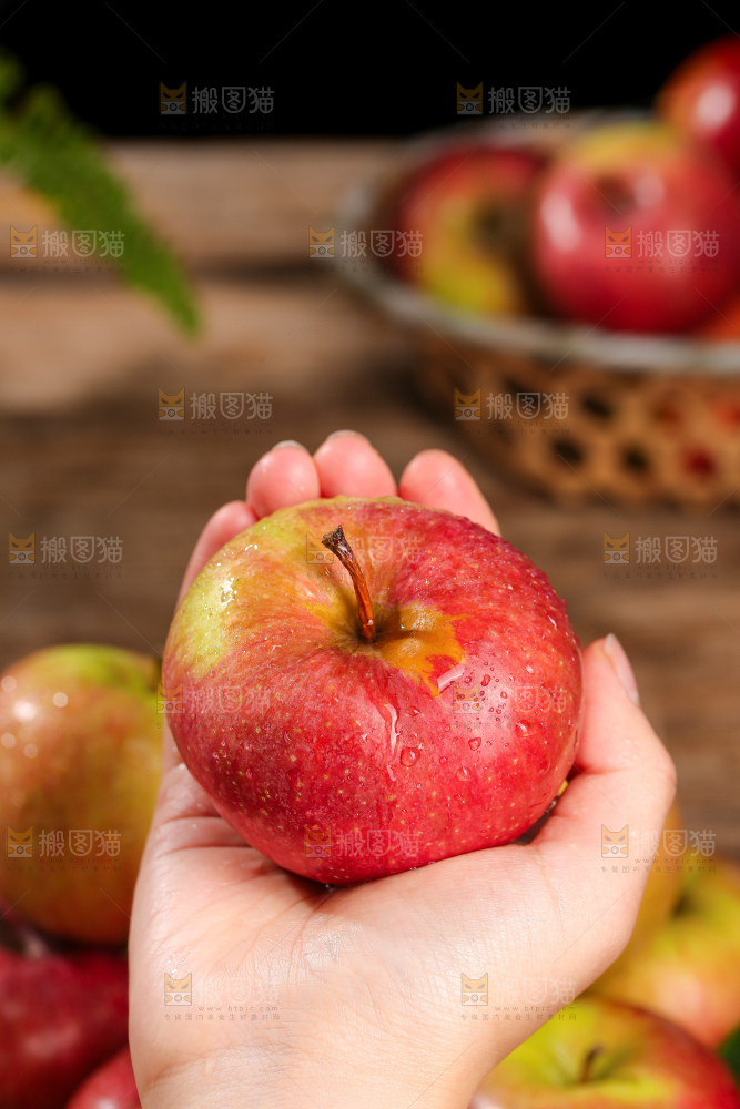 深底上的国光苹果