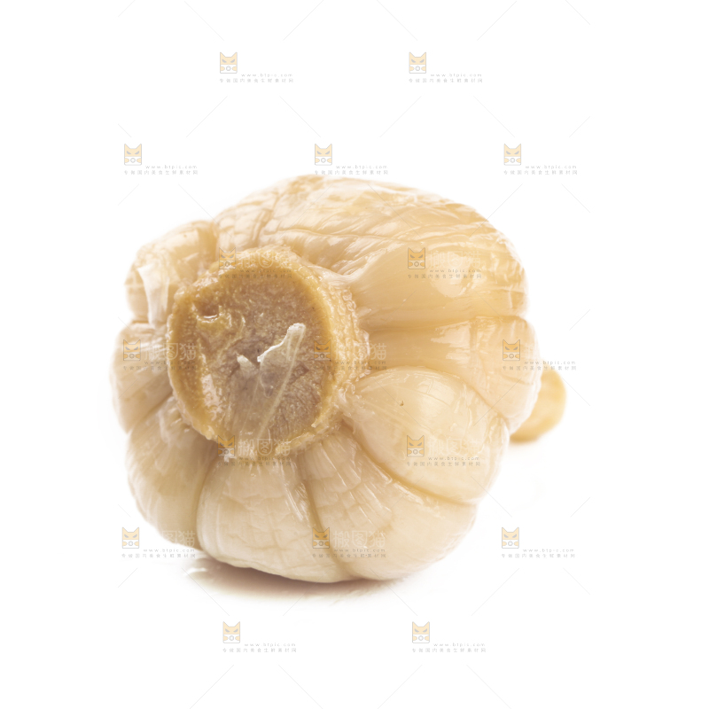 白底上的糖蒜