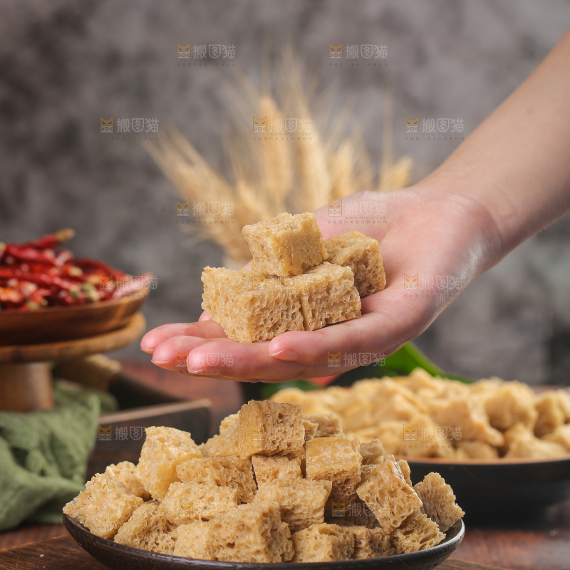 深底上的面筋