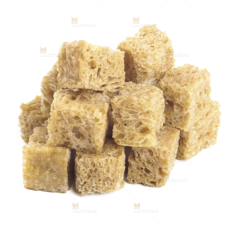 白底上的面筋