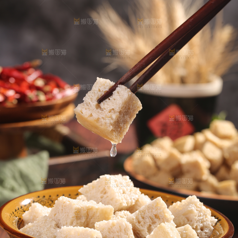 深底上的面筋