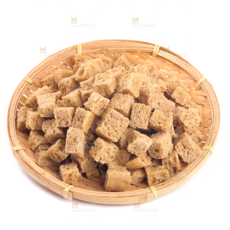 白底上的面筋
