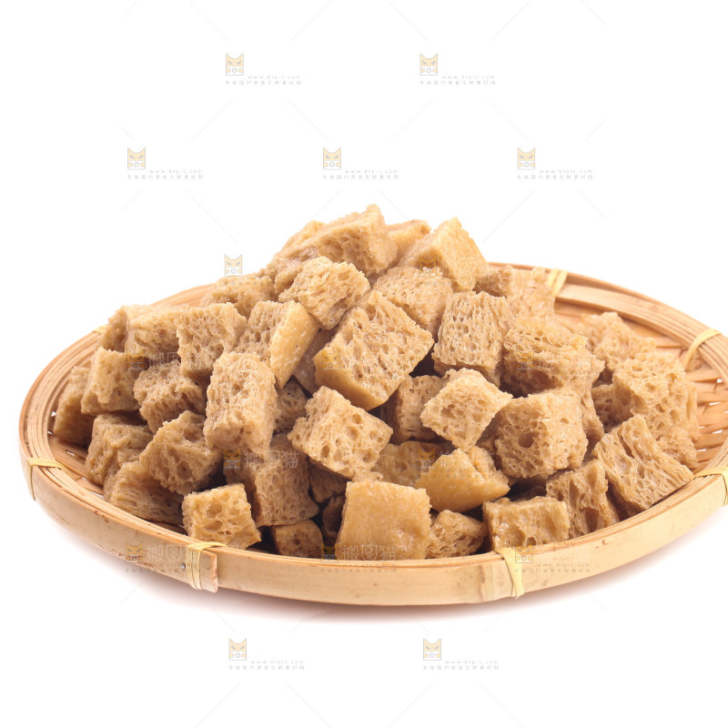 白底上的面筋
