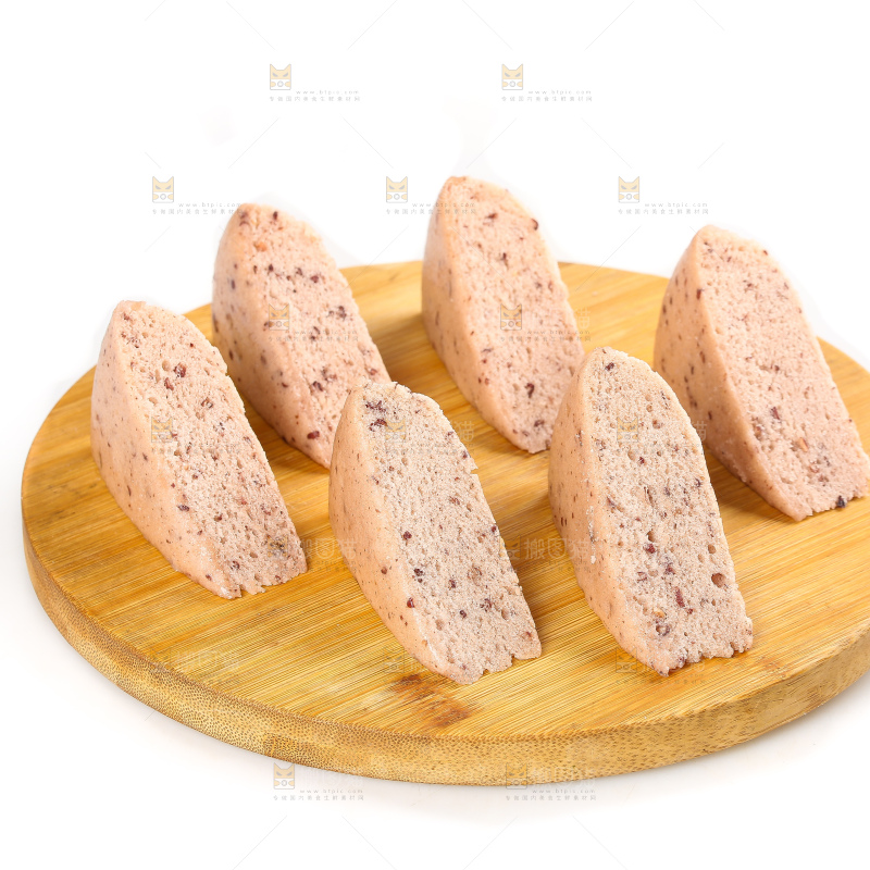 白底上的红豆发糕