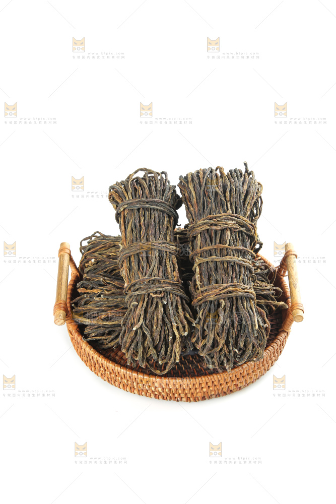 白底上的干豆角