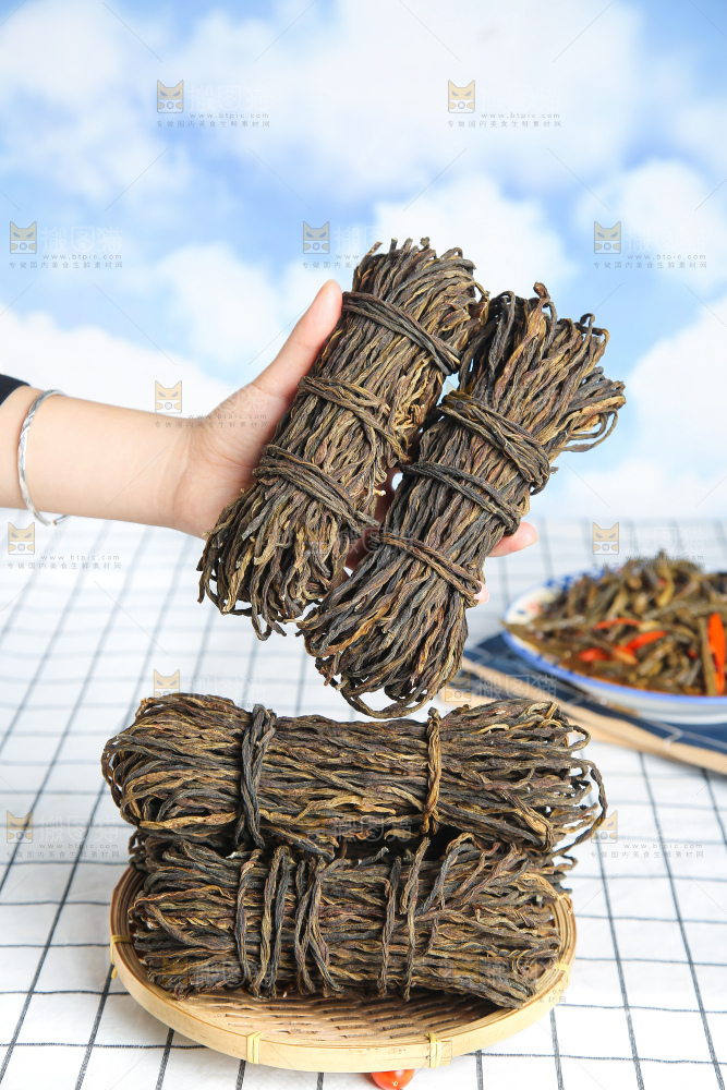 浅底上的干豆角