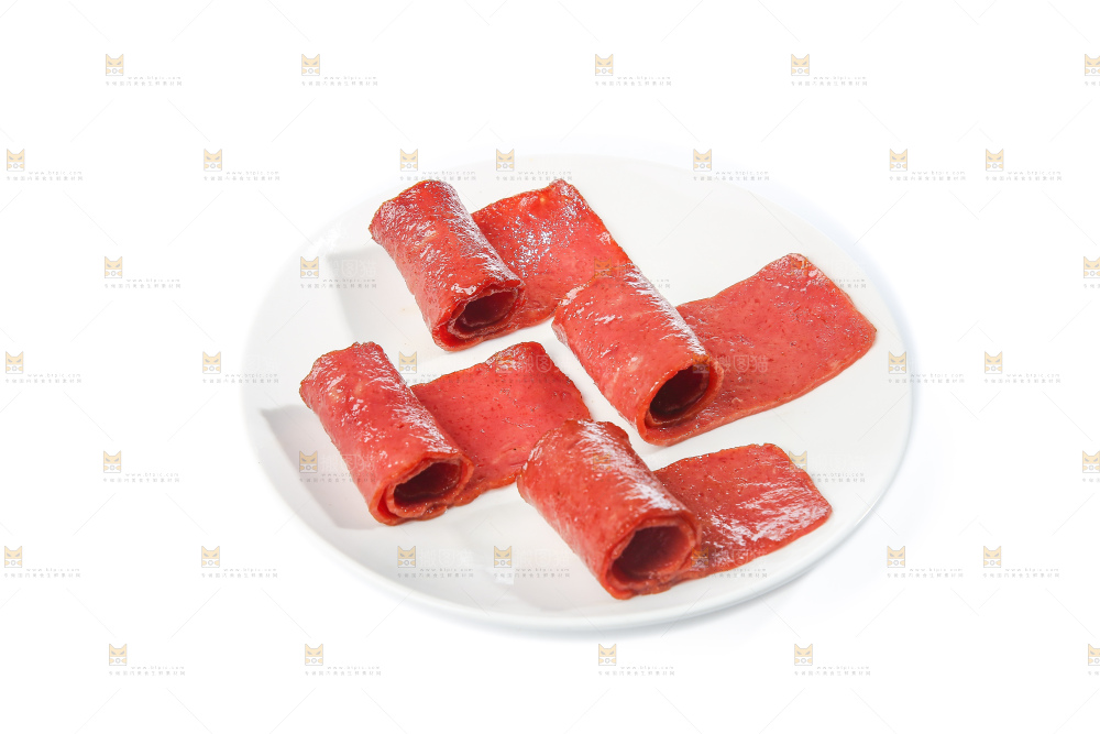 白底上的培根
