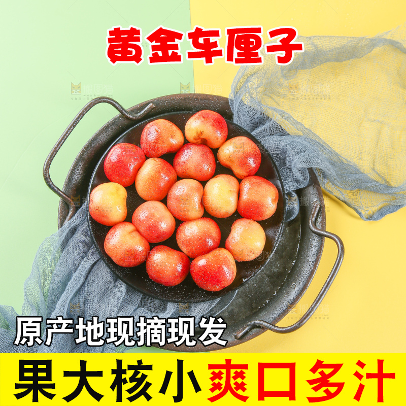 浅底上的黄金车厘子
