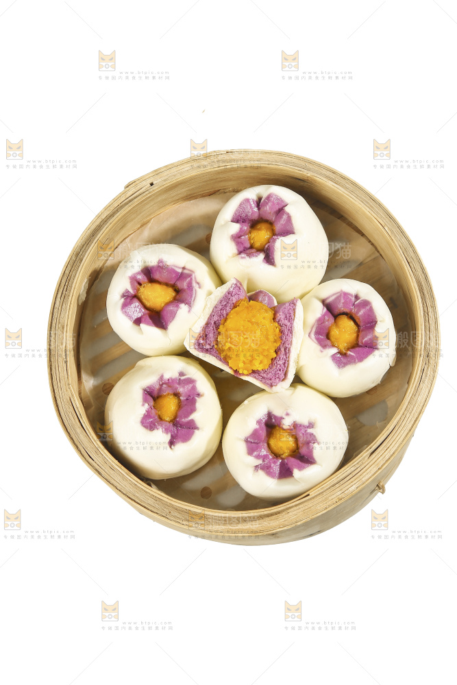 白底上的芙蓉包
