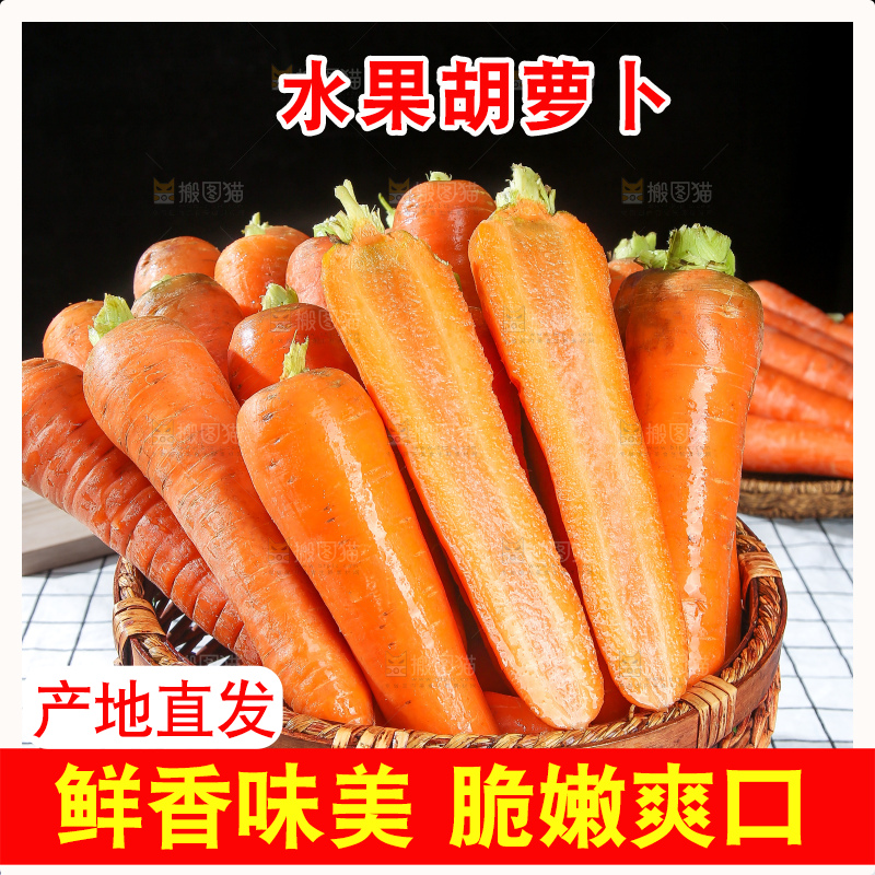 浅底上的胡萝卜