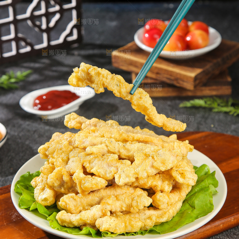 深底上的小酥肉