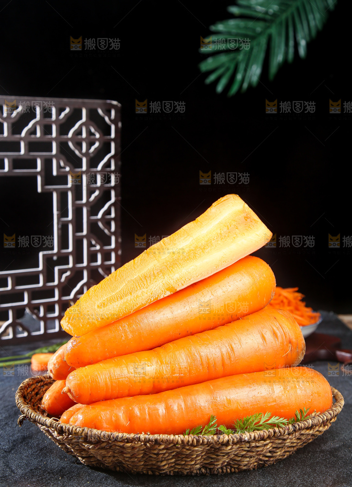 深底上的胡萝卜