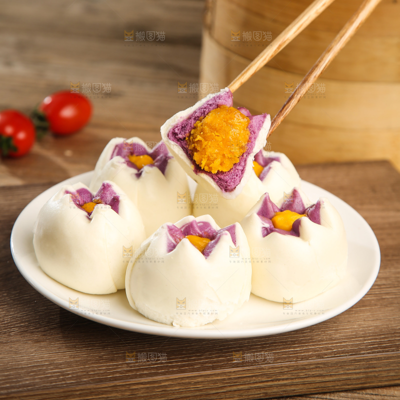 木底上的芙蓉包