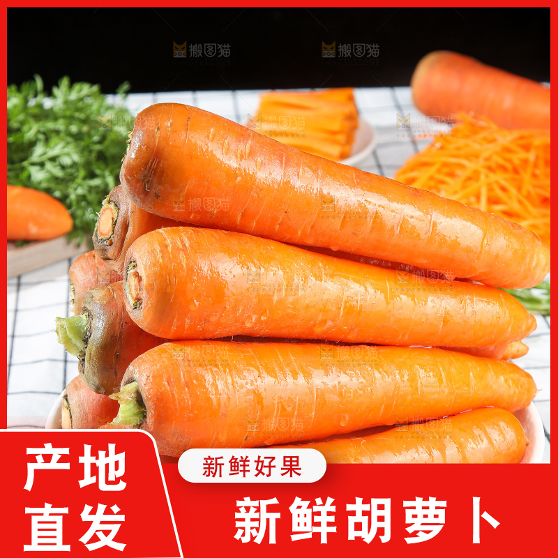 浅底上的胡萝卜