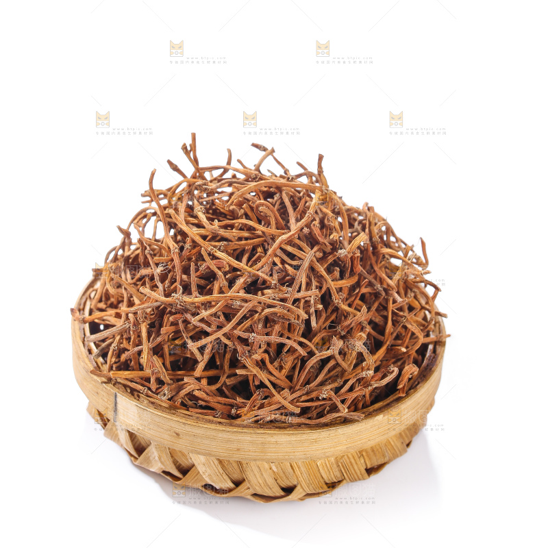 白底上的干折耳根