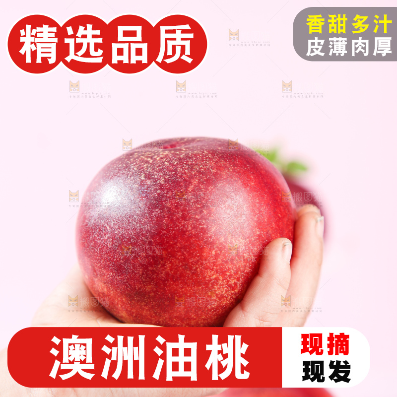 浅底上的澳洲油桃