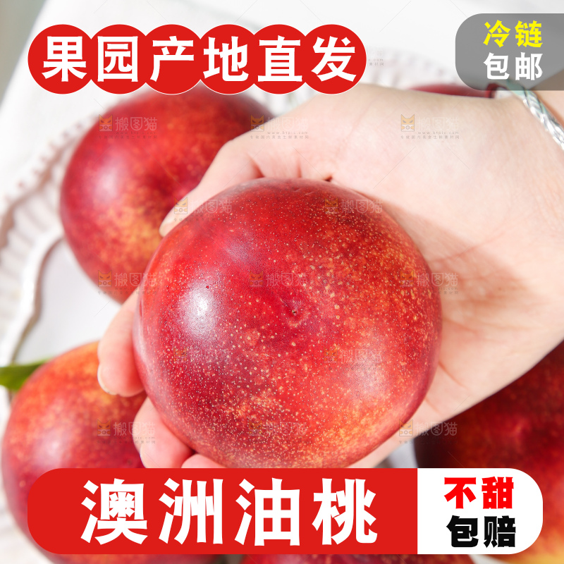 浅底上的澳洲油桃