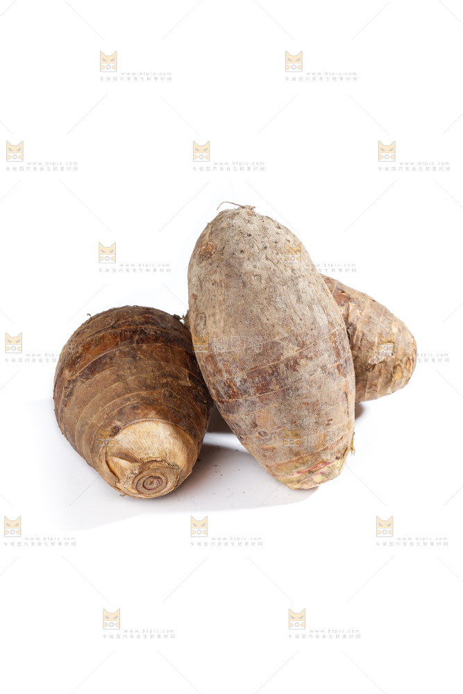 白底上的荔浦芋头