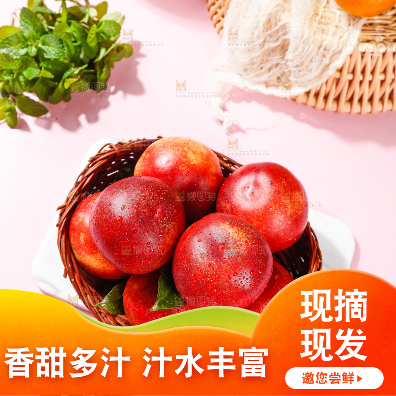浅底上的澳洲油桃