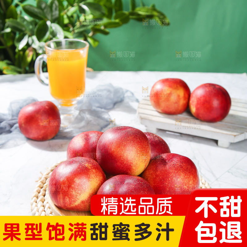 浅底上的澳洲油桃