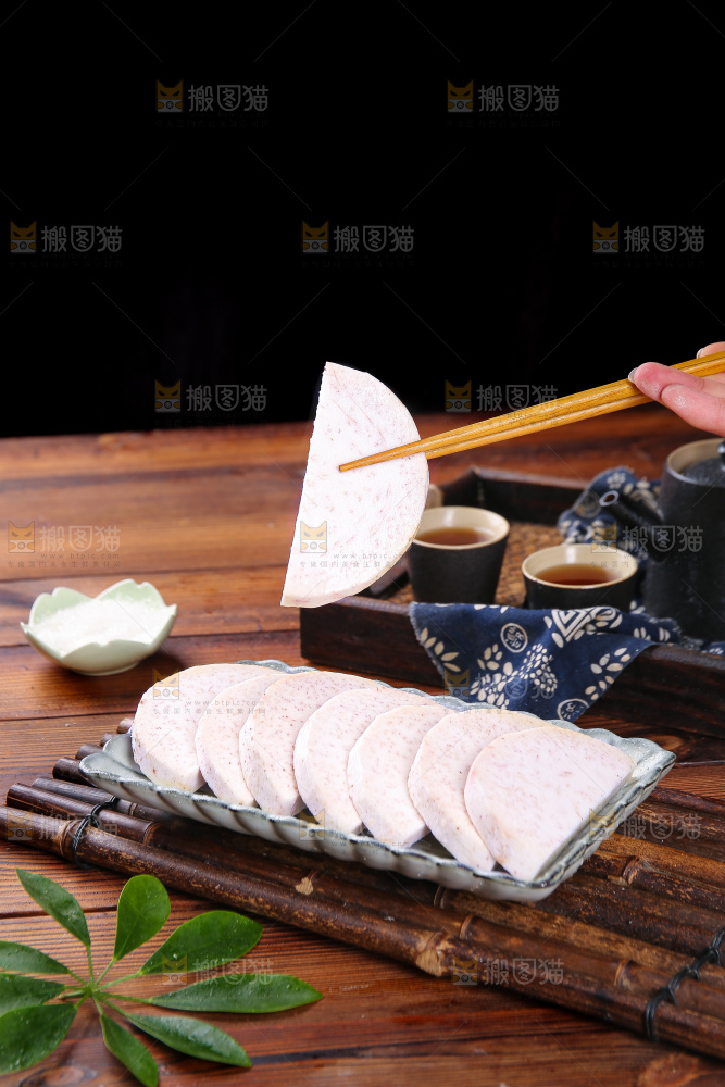 深底上的荔浦芋头