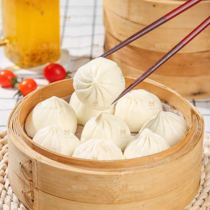 浅底上的杭州小笼包