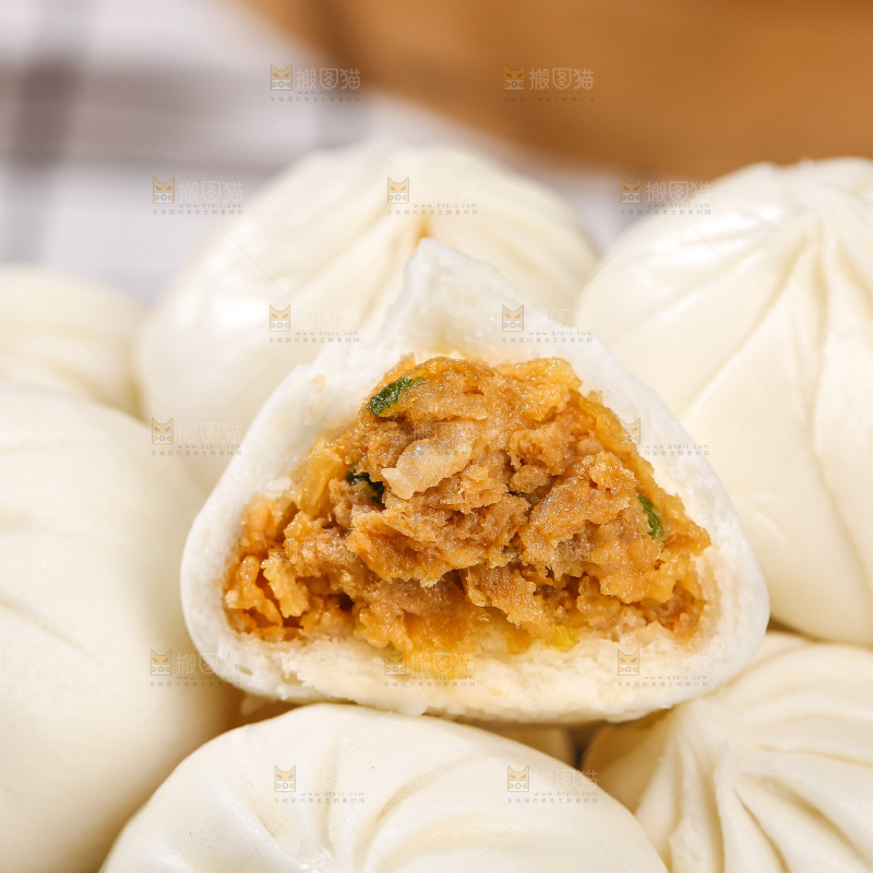 浅底上的杭州小笼包
