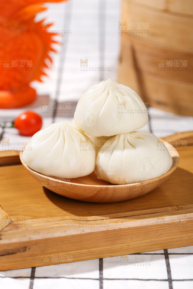 浅底上的杭州小笼包
