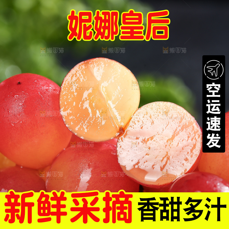 深底上的妮娜皇后葡萄