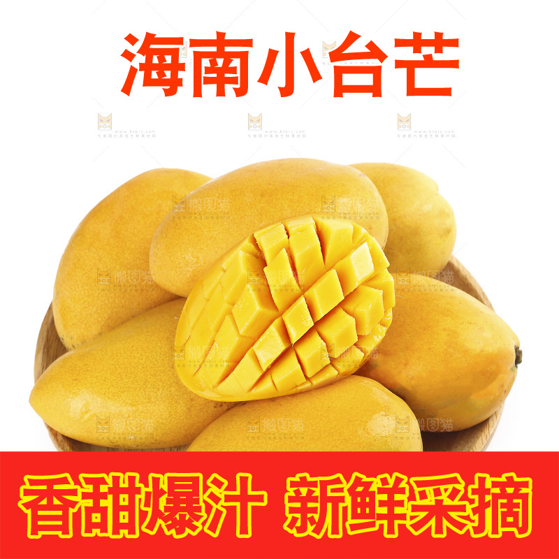 白底上的小台芒