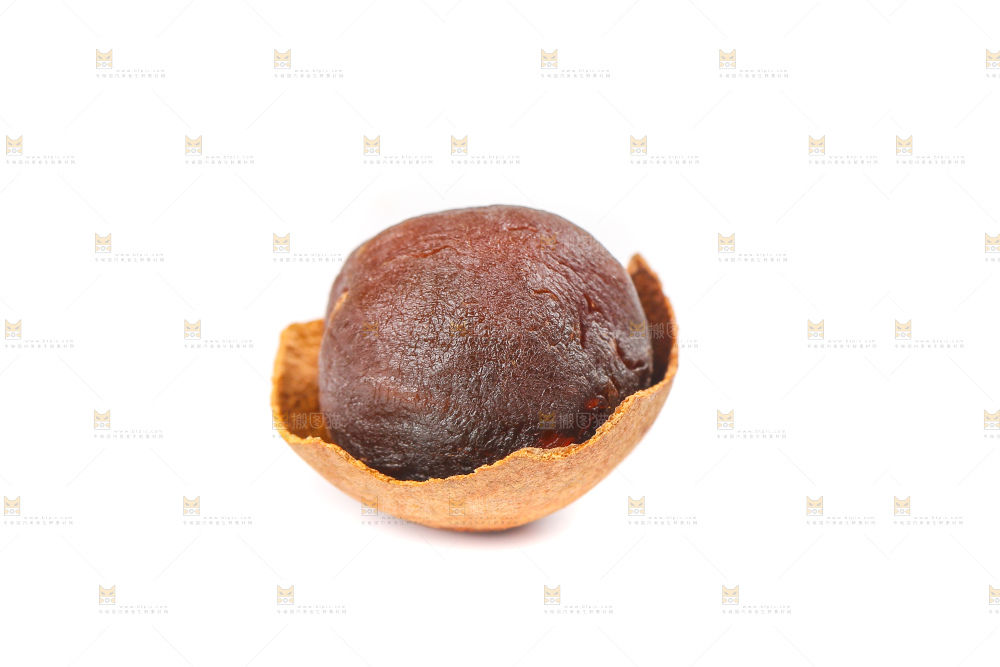 白底上的桂圆干