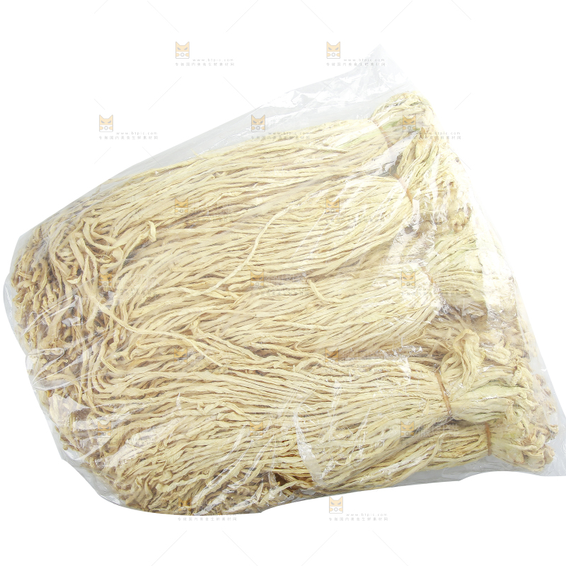 白底上的干萝卜条