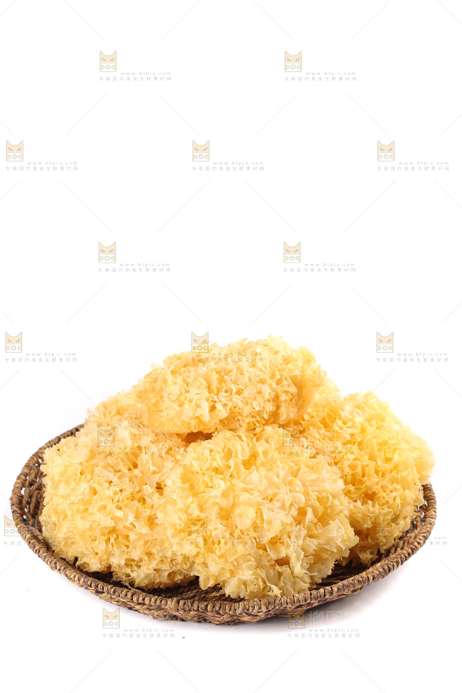 白底上的雪银耳