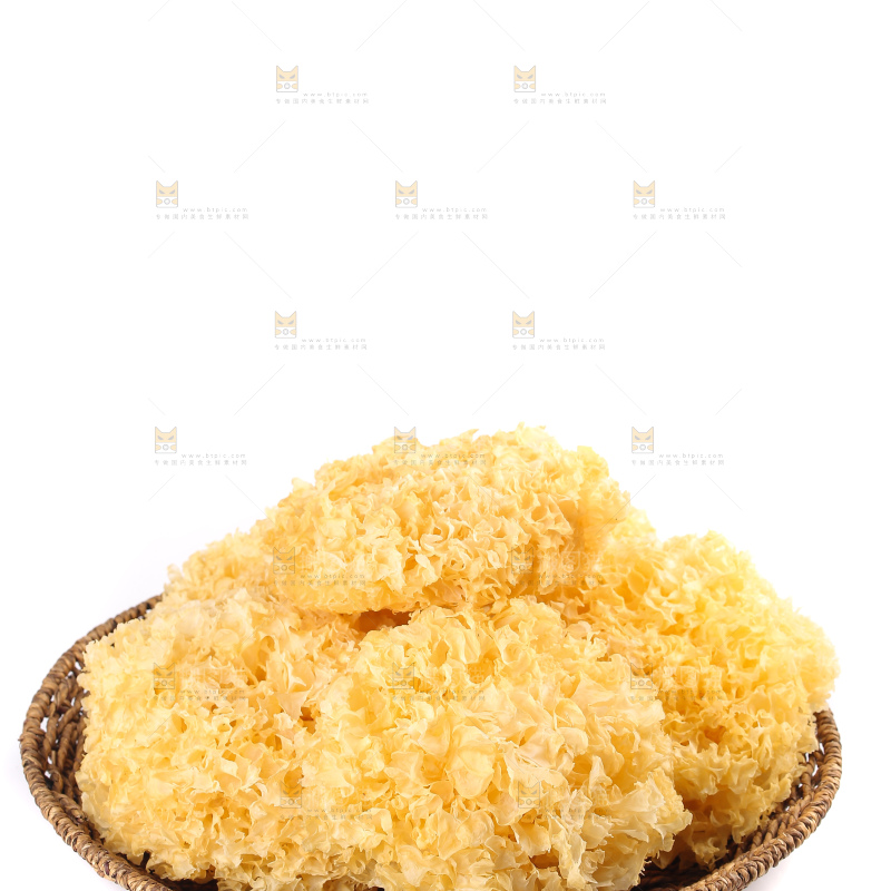 白底上的雪银耳