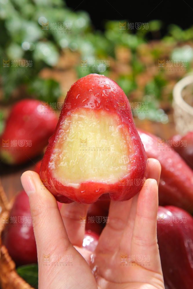 深底上的黑金刚莲雾