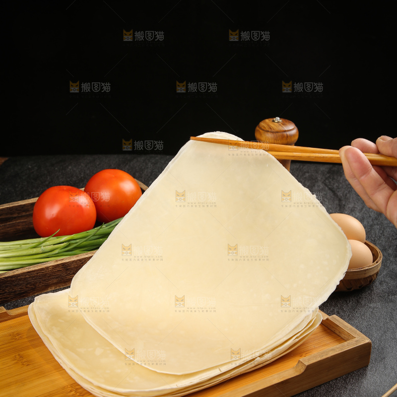 深底上的鸡蛋灌饼