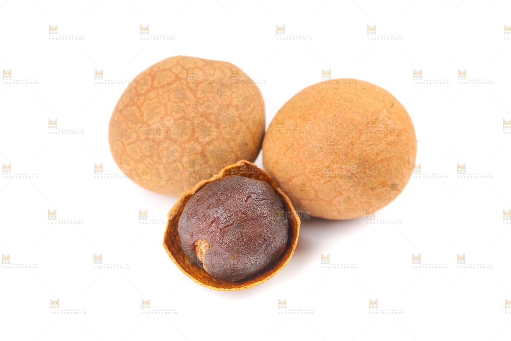 白底上的桂圆干