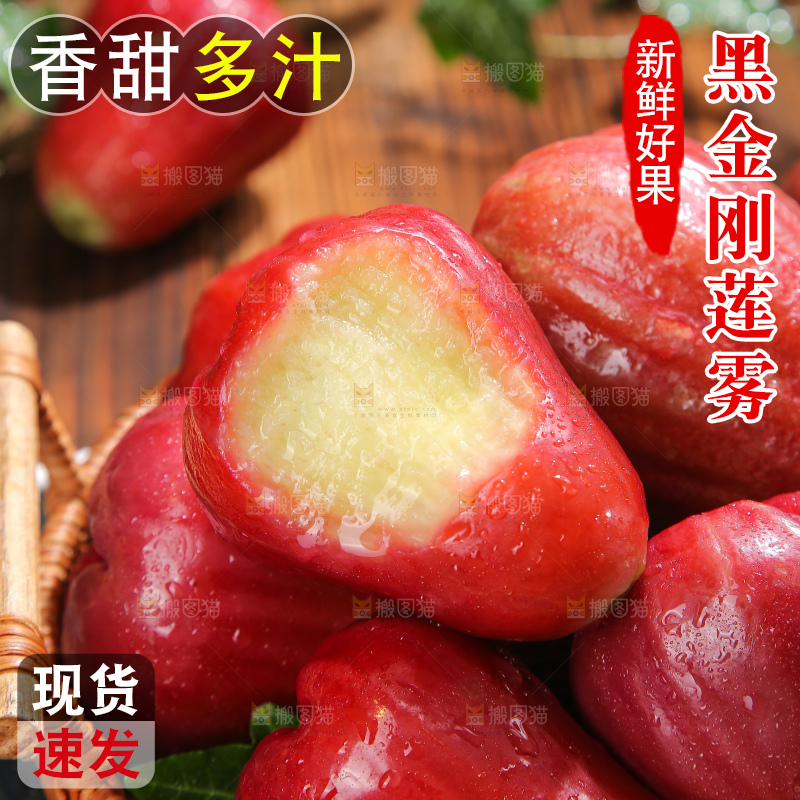 深底上的黑金刚莲雾