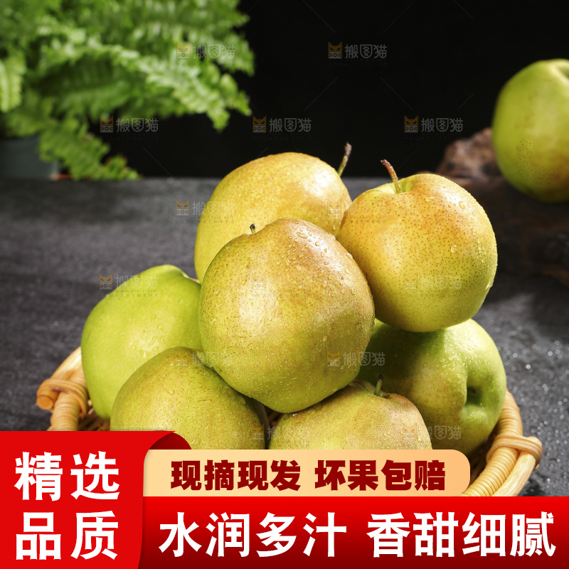 深底上的玉露香梨