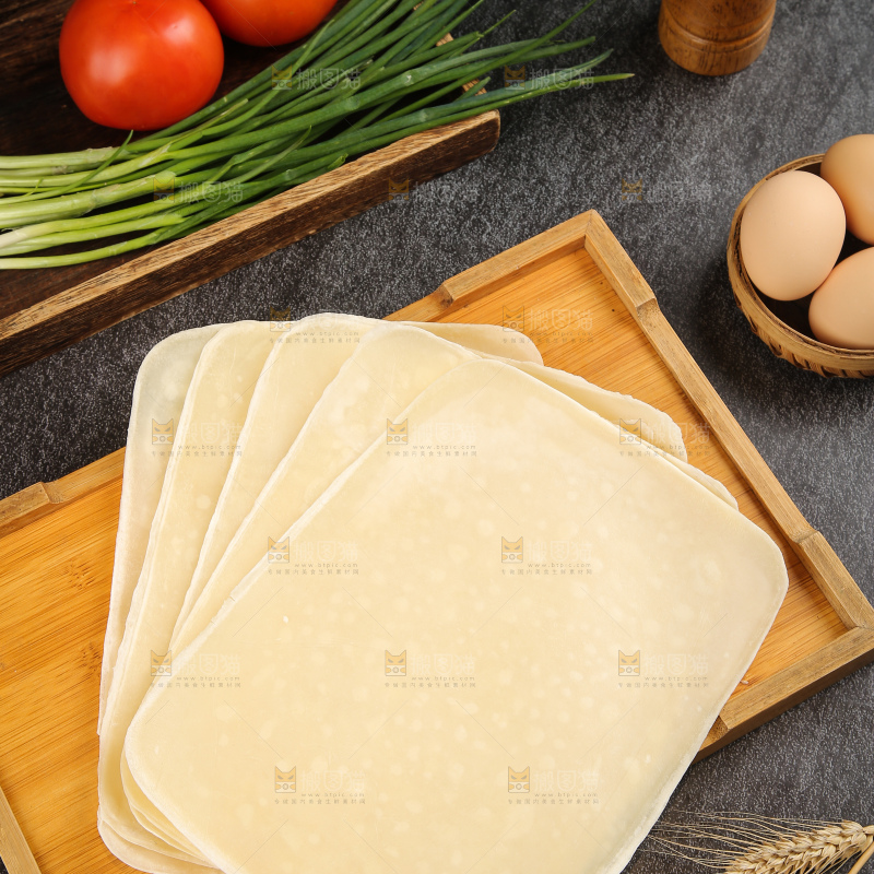 深底上的鸡蛋灌饼