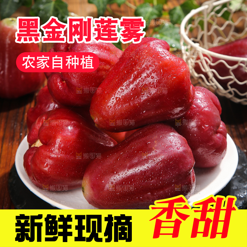 深底上的黑金刚莲雾