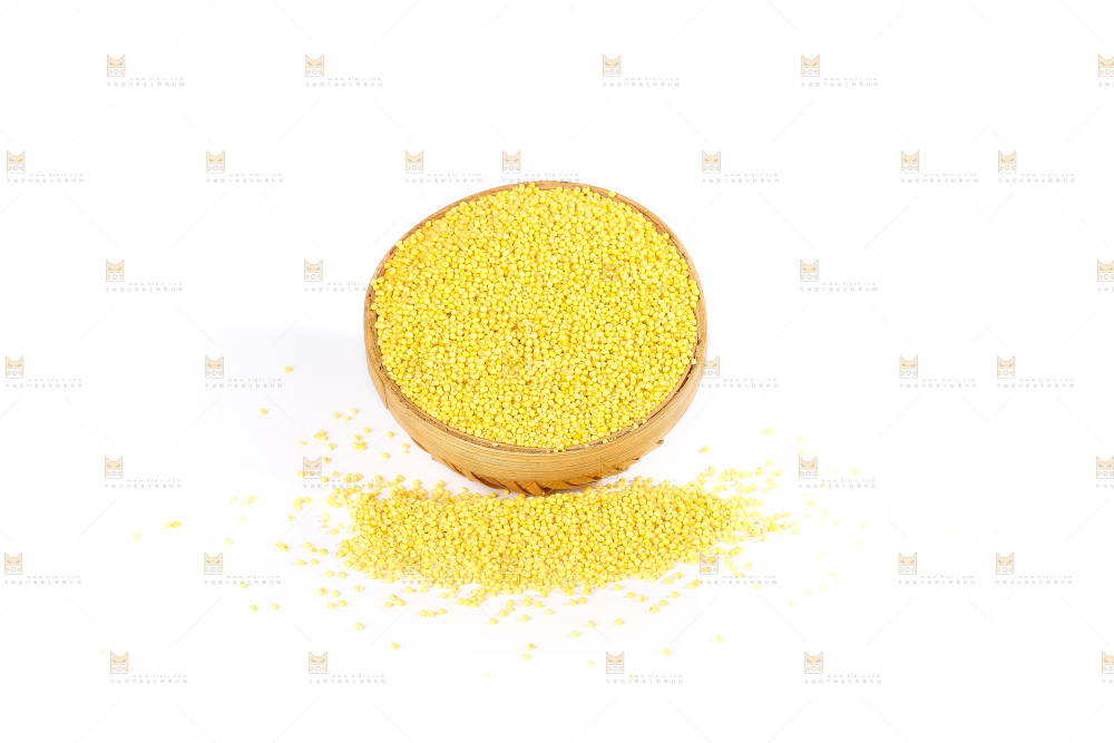 白底上的大黄米