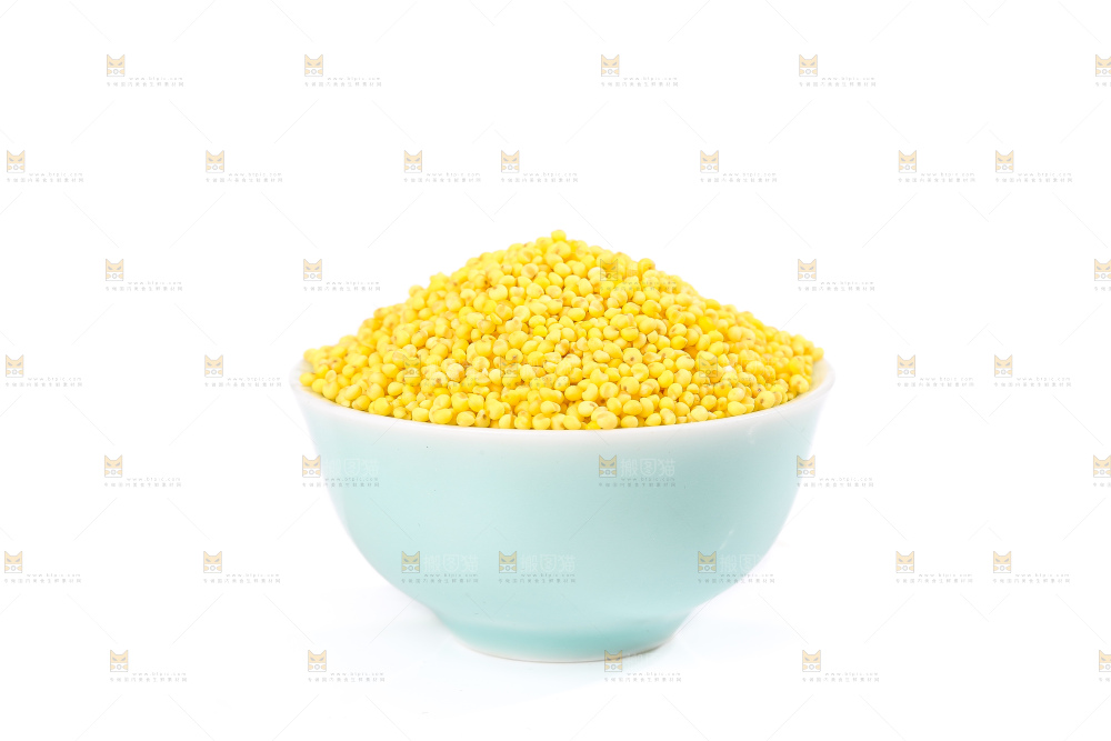 白底上的大黄米