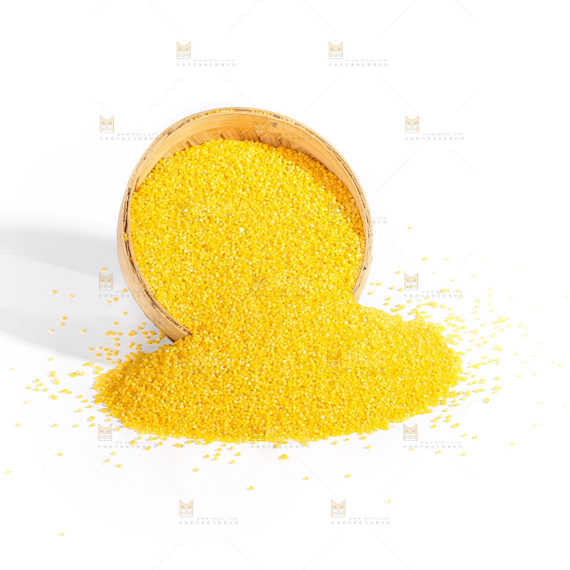 白底上的小黄米