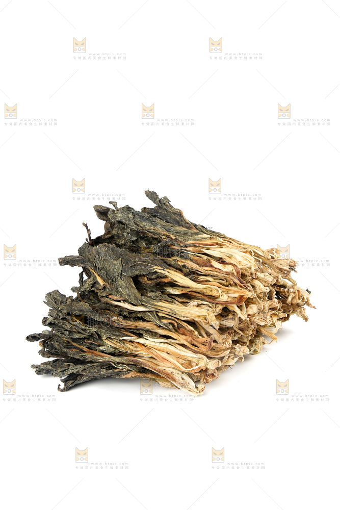 白底上的白菜干