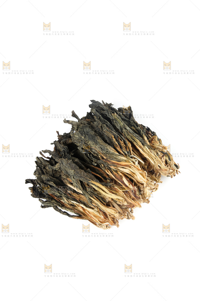 白底上的白菜干